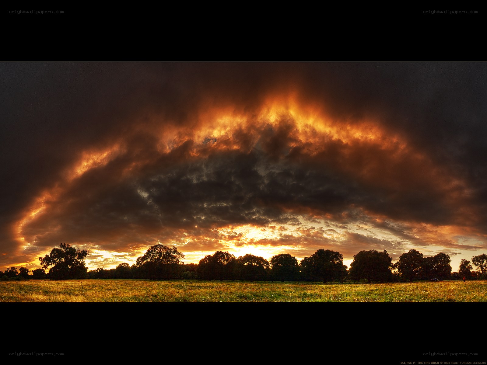 Fire Arch at Sunset
