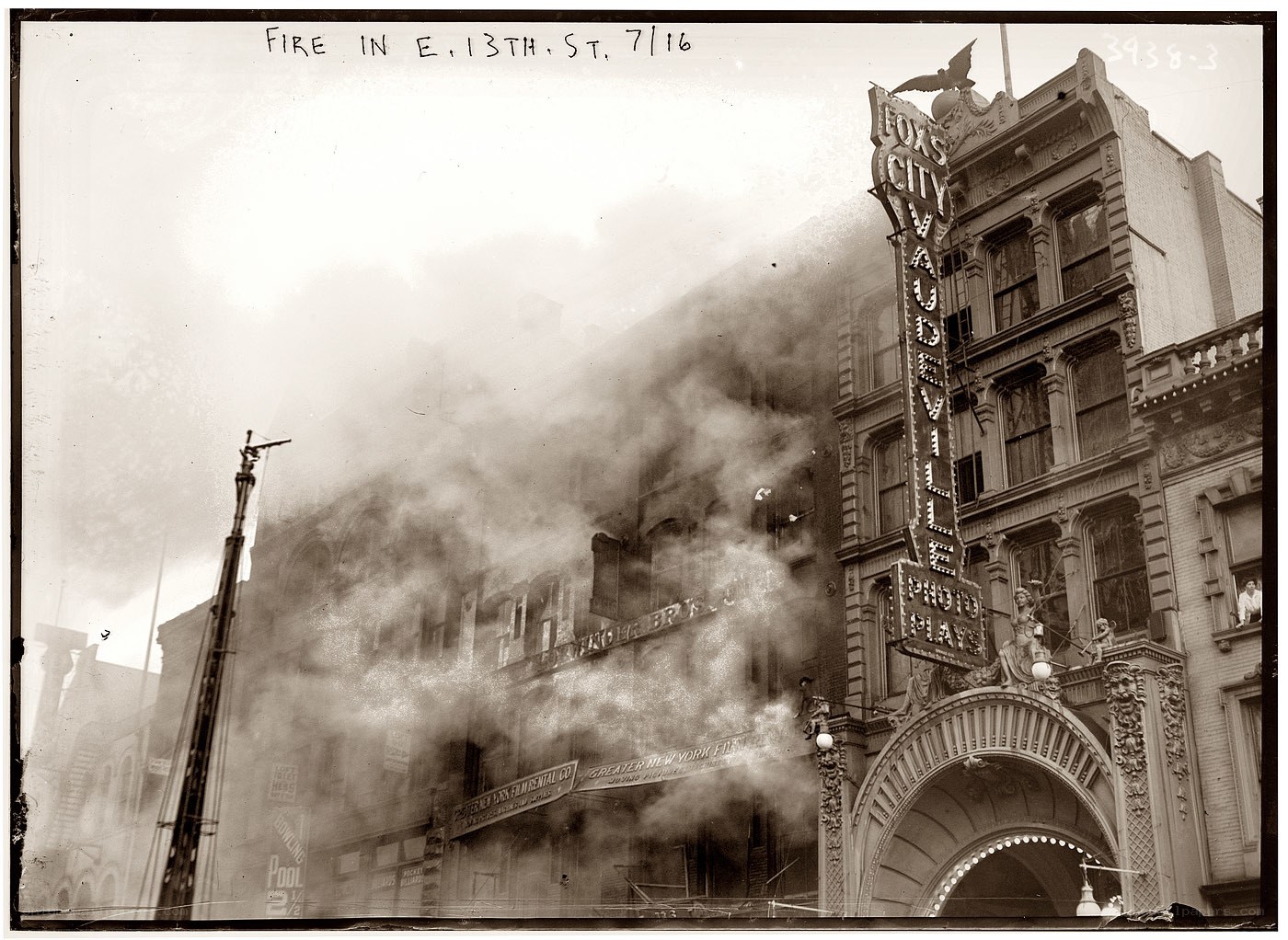 Fire at Fox's City Audoville