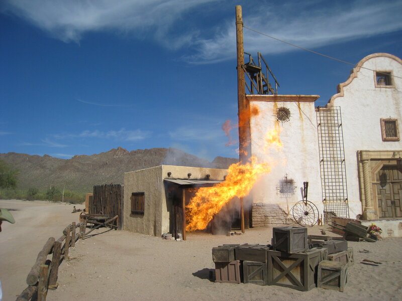 Fire at Western Town