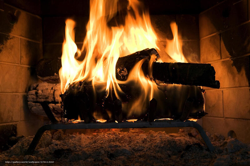 fire burning in a fireplace
