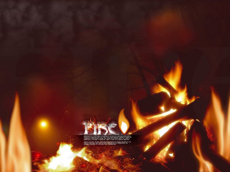fire campfire scene