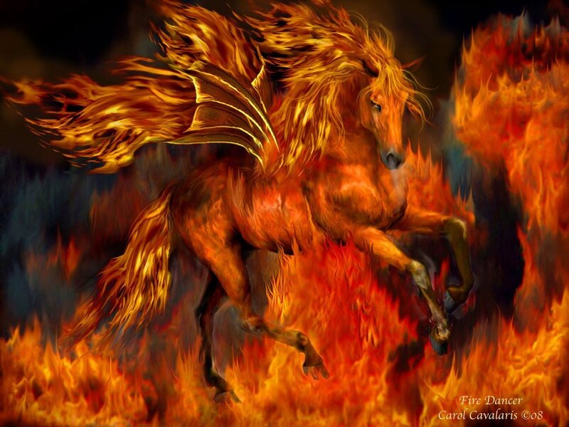 Fire Dancer Horse
