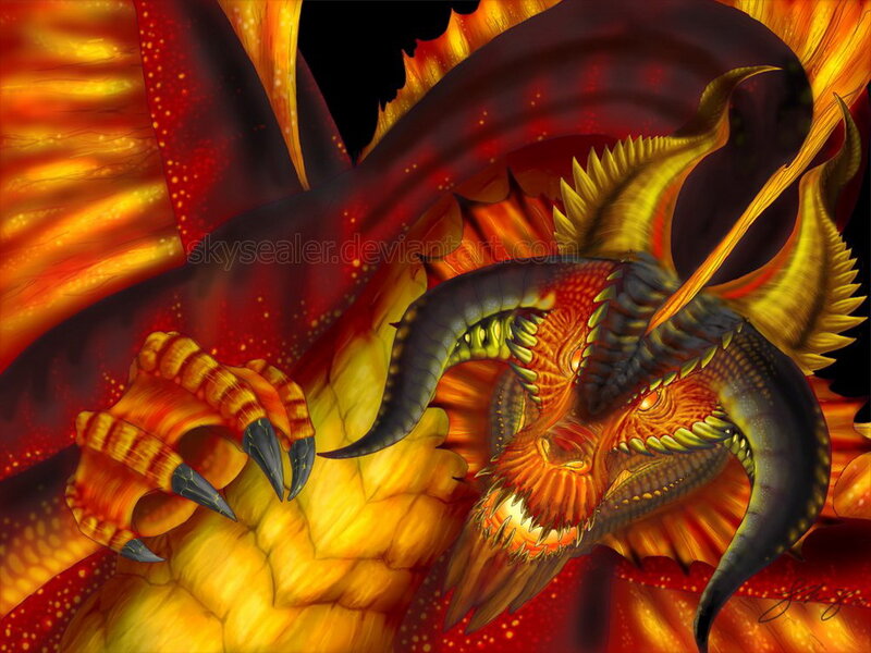 Fire Dragon Head