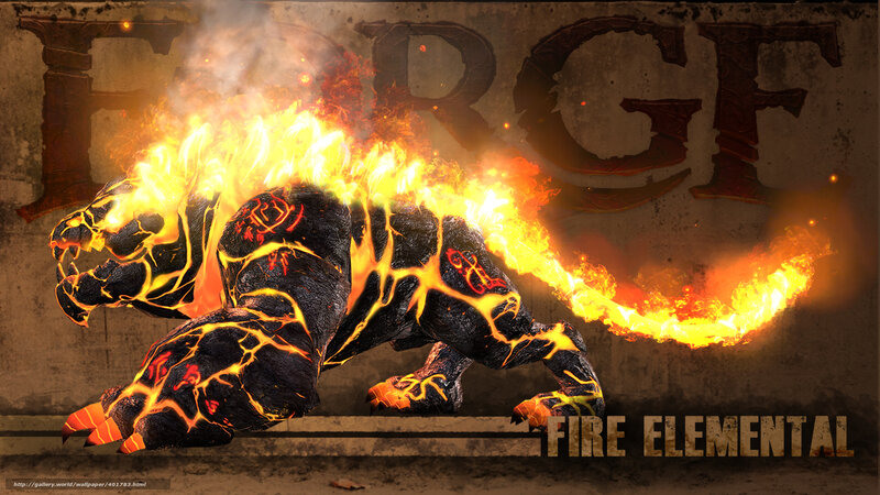 Fire Elemental creature