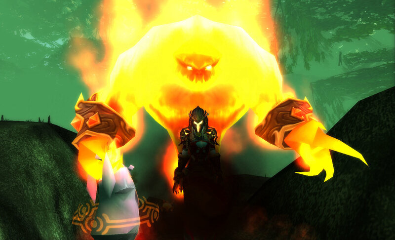 fire elemental encounter