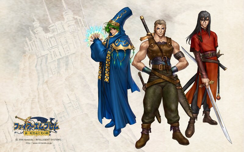 Fire Emblem characters artwork