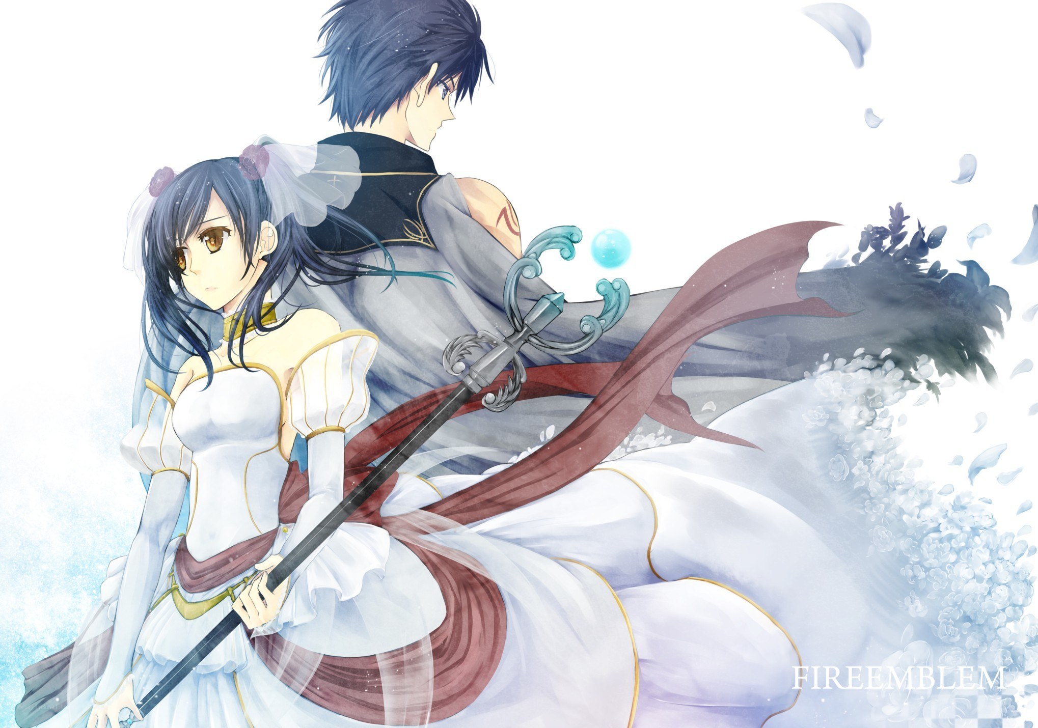 Fire Emblem characters in wedding attire