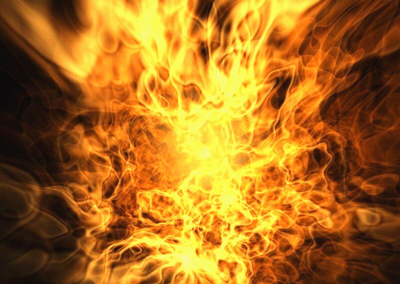 Fire Explosion — Yellow