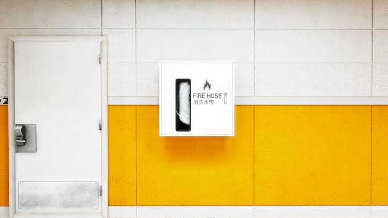 Fire Hose Cabinet — White