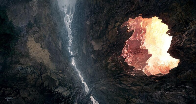 Fire in a Canyon