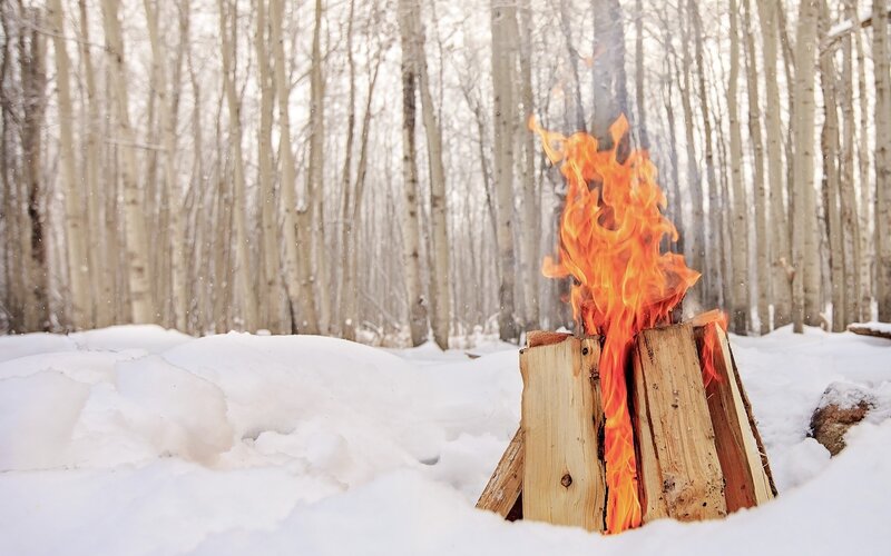 Fire in Snow