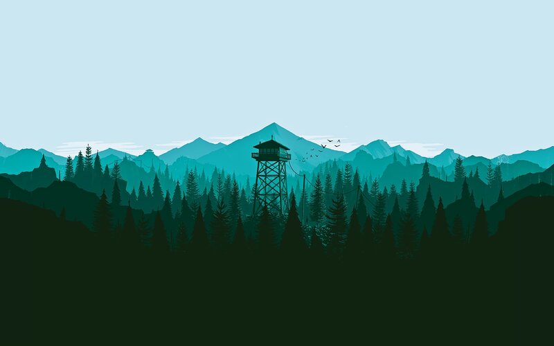 Fire Lookout Tower — Green