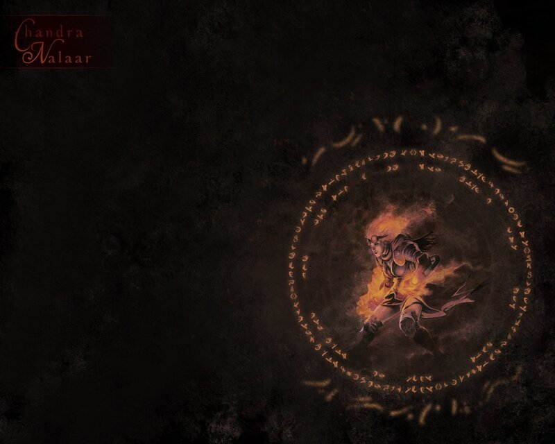 Fire mage casting spell