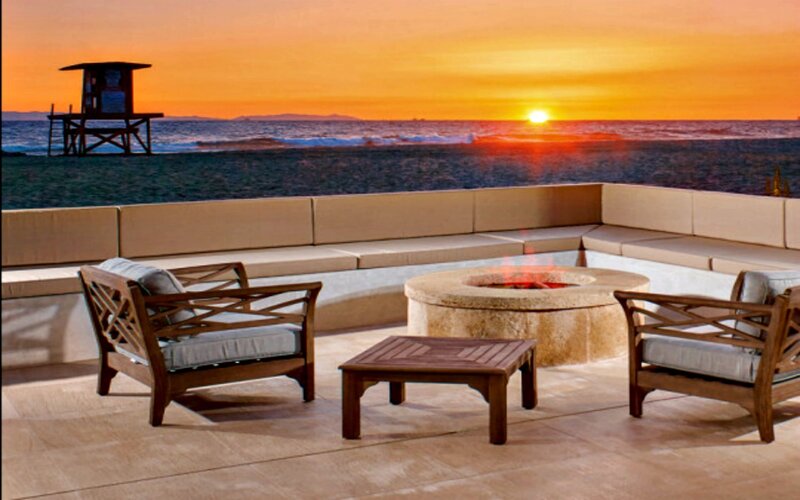 Fire Pit on Beach Deck