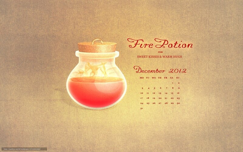 Fire Potion Calendar