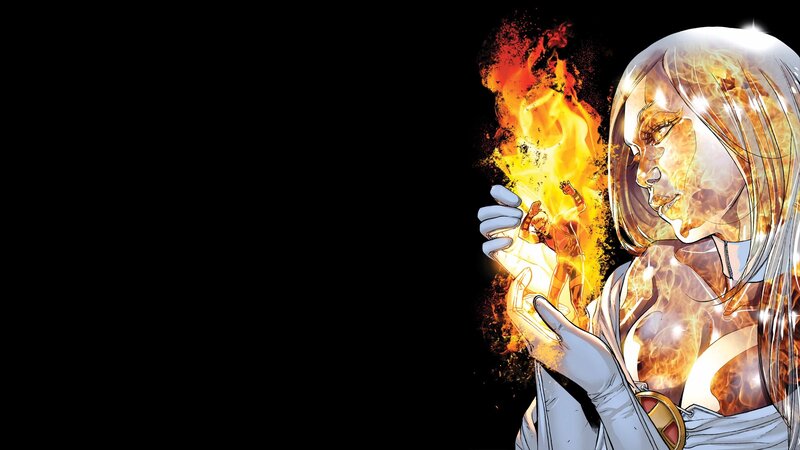 fire-powered superhero