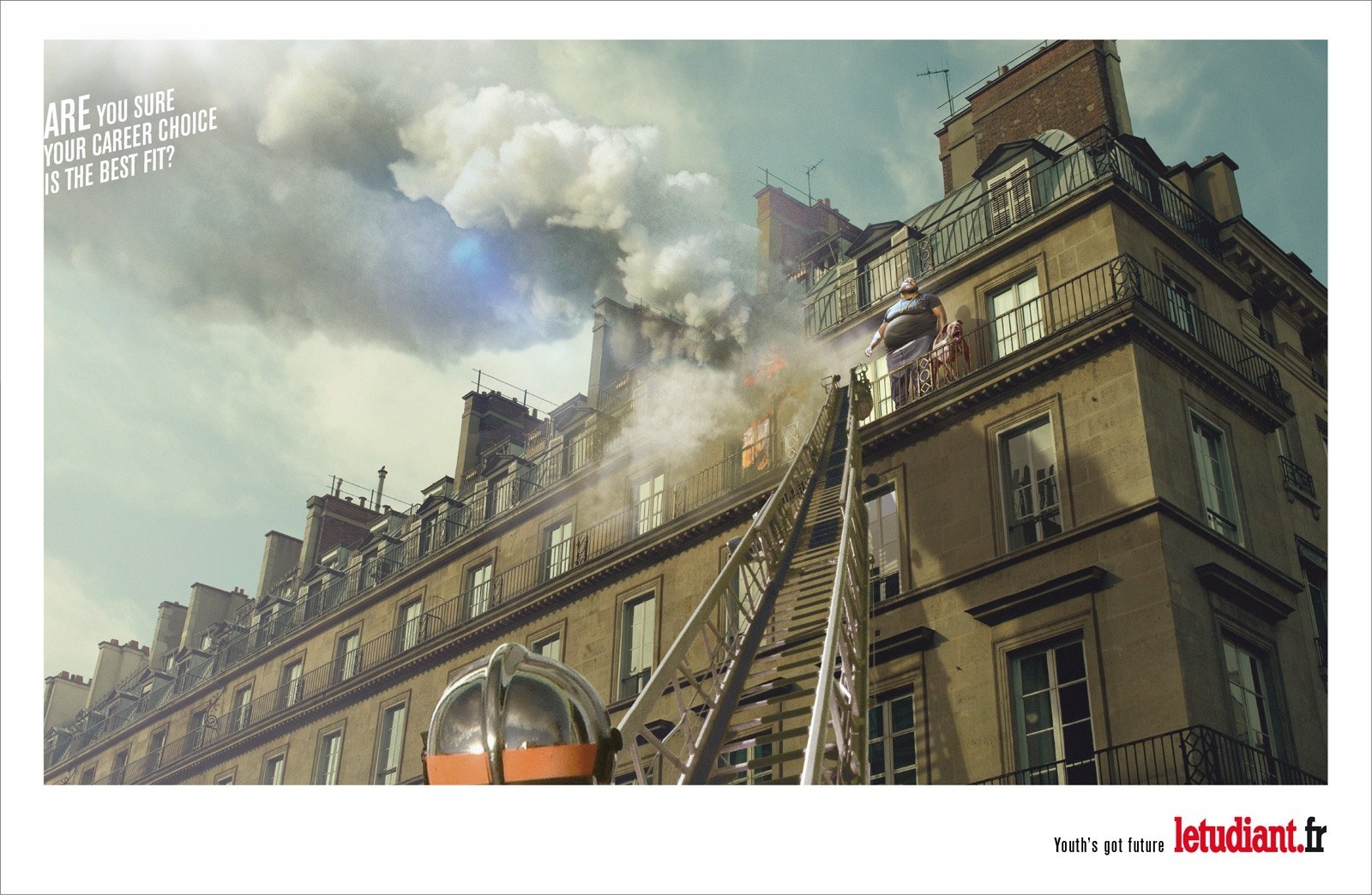 Fire rescue advertisement