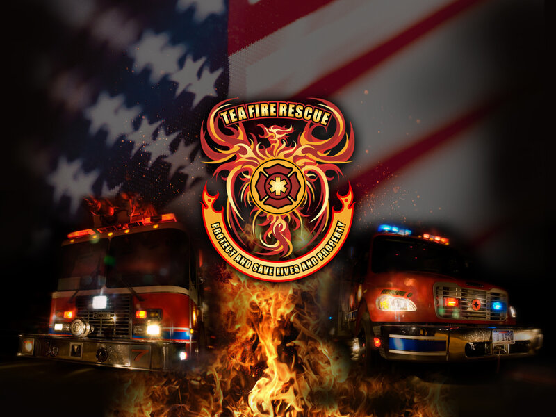 Fire Rescue Vehicles — Red
