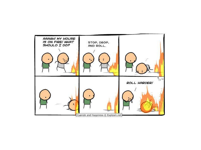 Fire Safety Comic