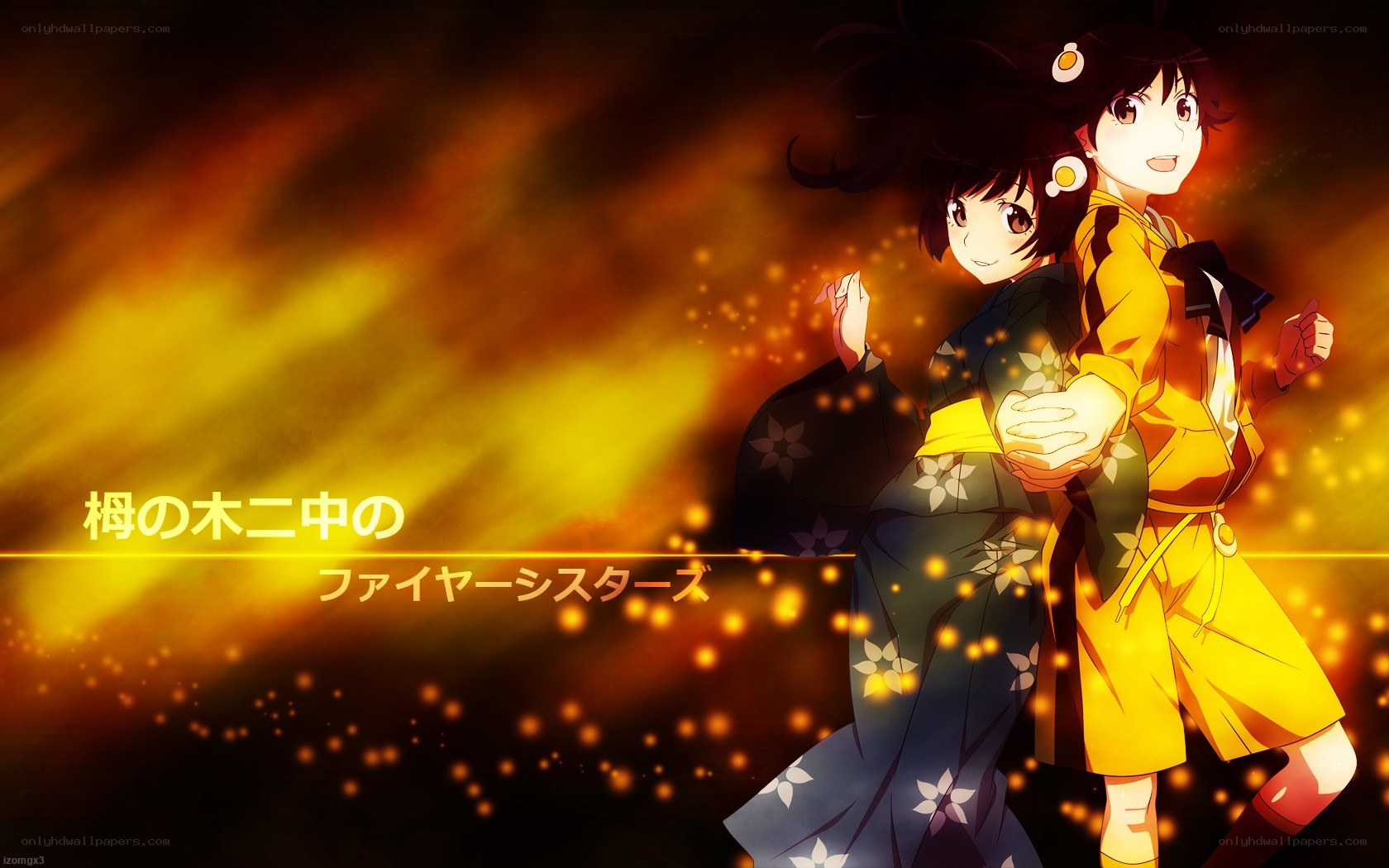 Fire Sisters anime art