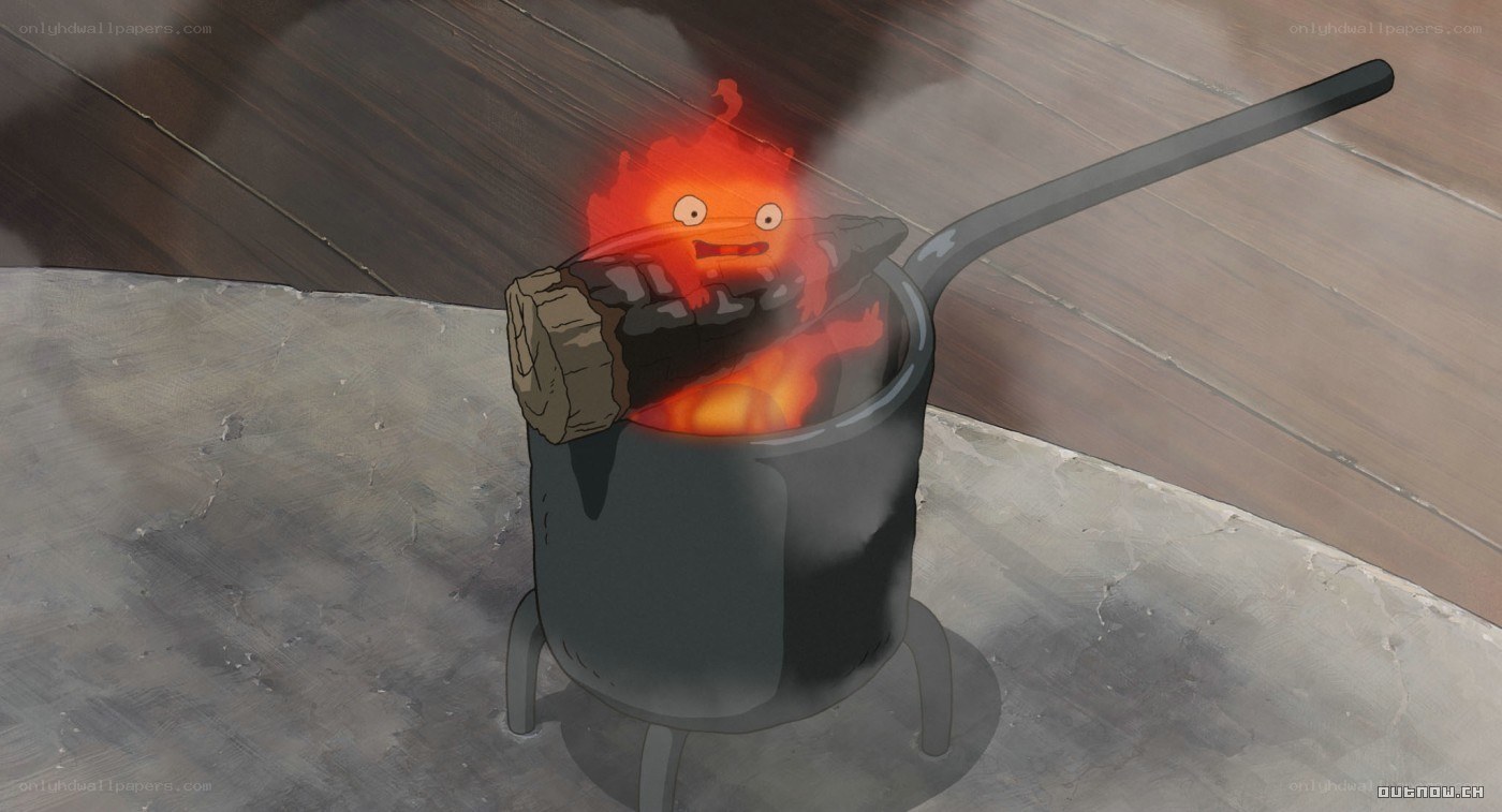 Fire spirit in a pot