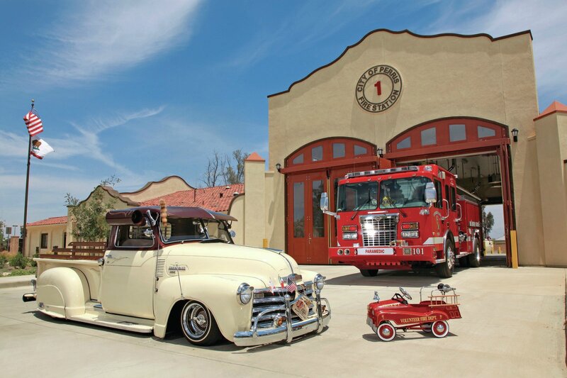 Fire Station with Vehicles