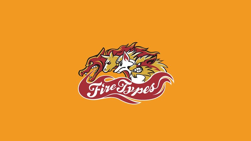 Fire-themed Animal Heads