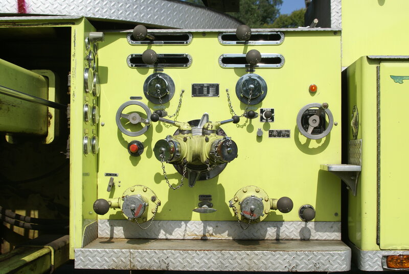 Fire Truck Control Panel — Yellow