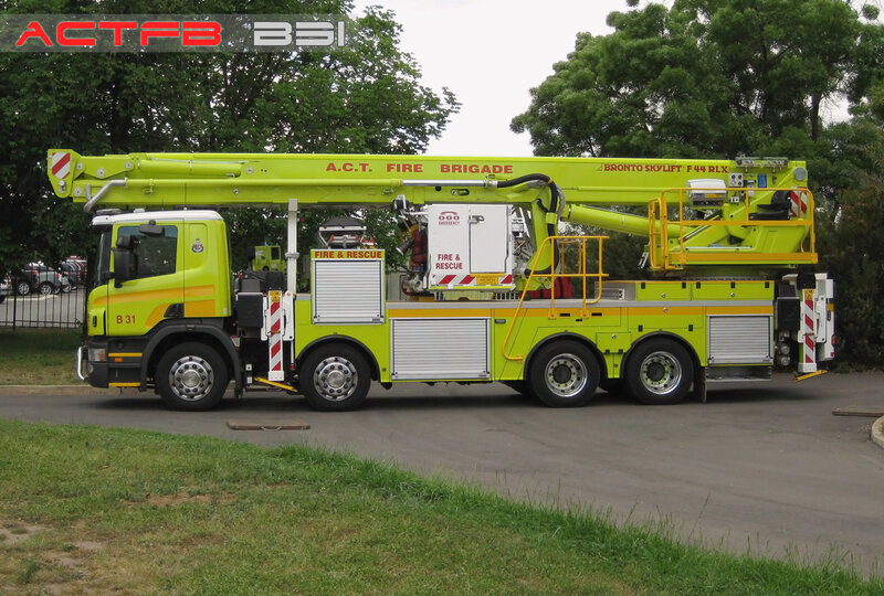 Fire Truck with Crane