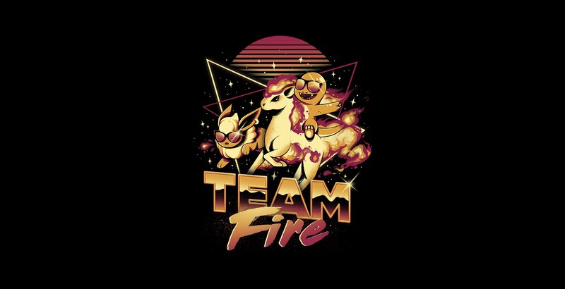 Fire-type Pokémon — Black