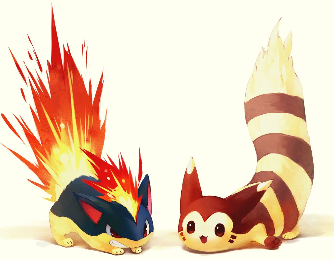 Fire-type Pokémon duo
