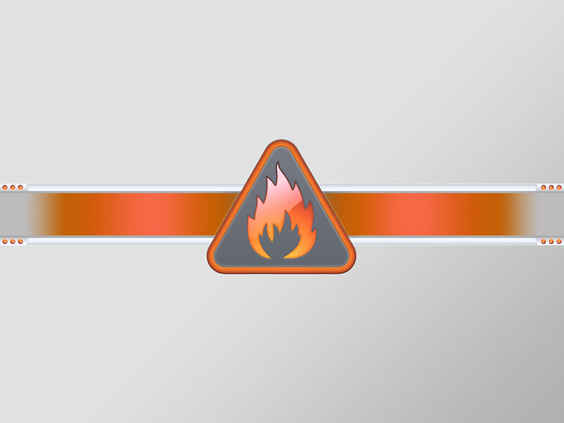 Fire warning icon