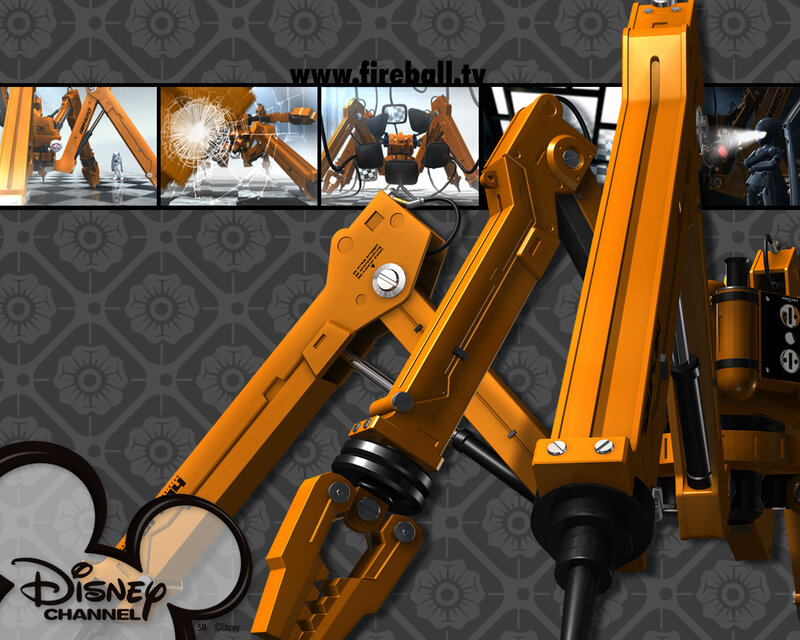 Fireball robot concept art