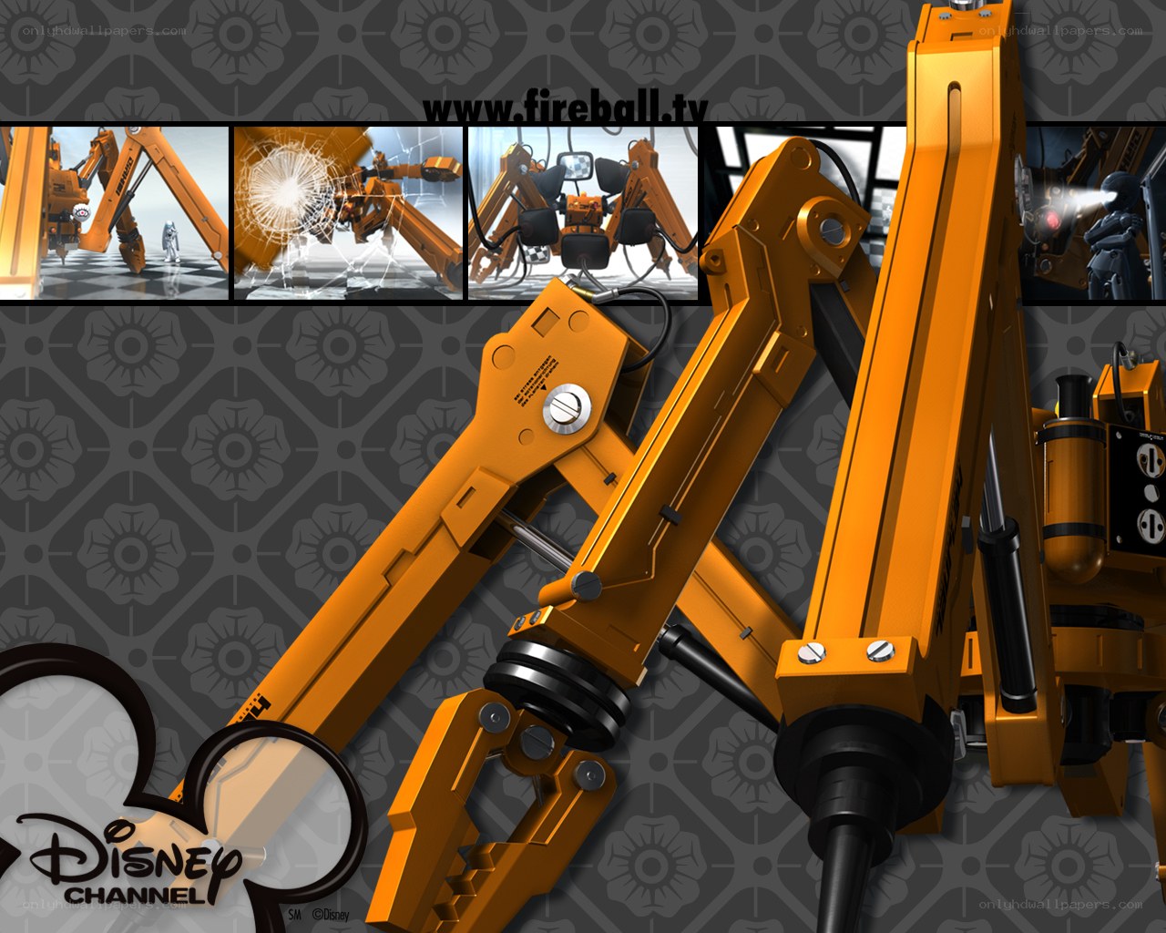 Fireball robot concept art