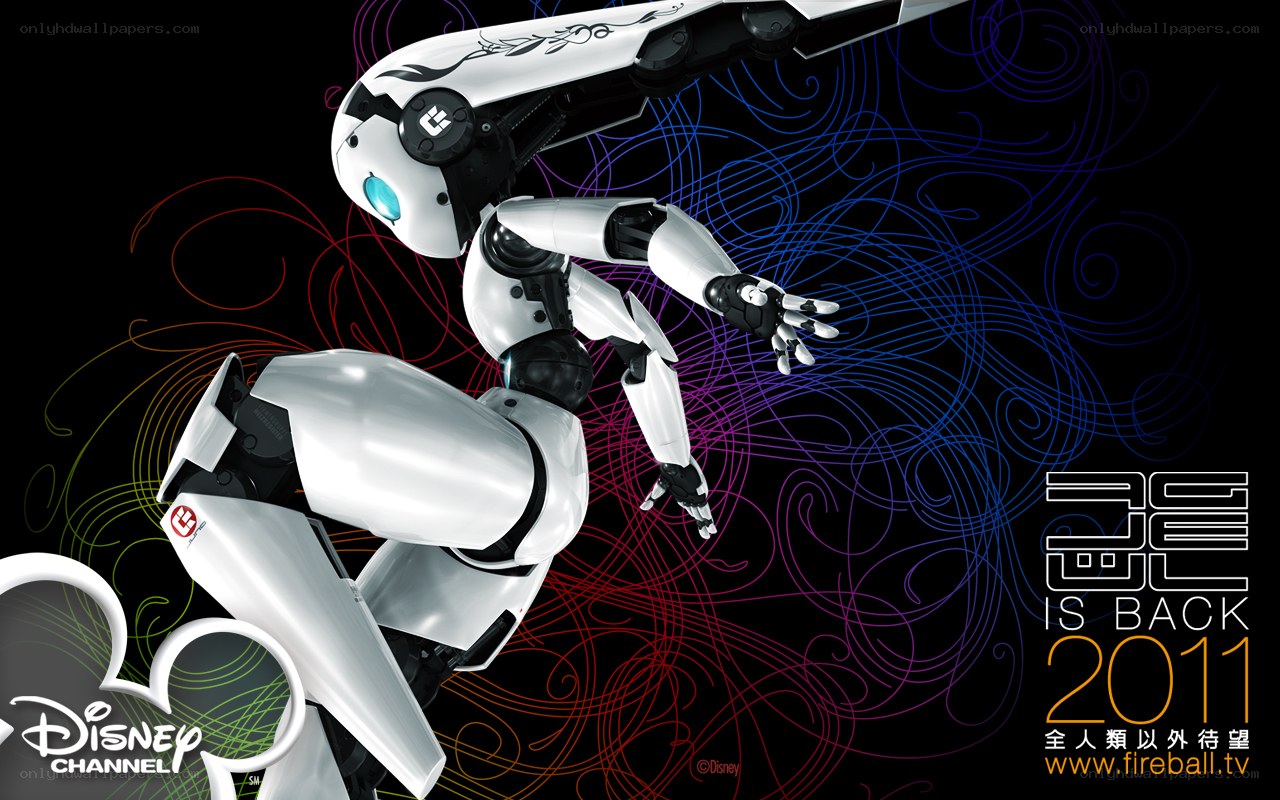 Fireball robot promotional art