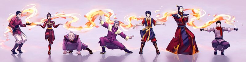 Firebenders in Action