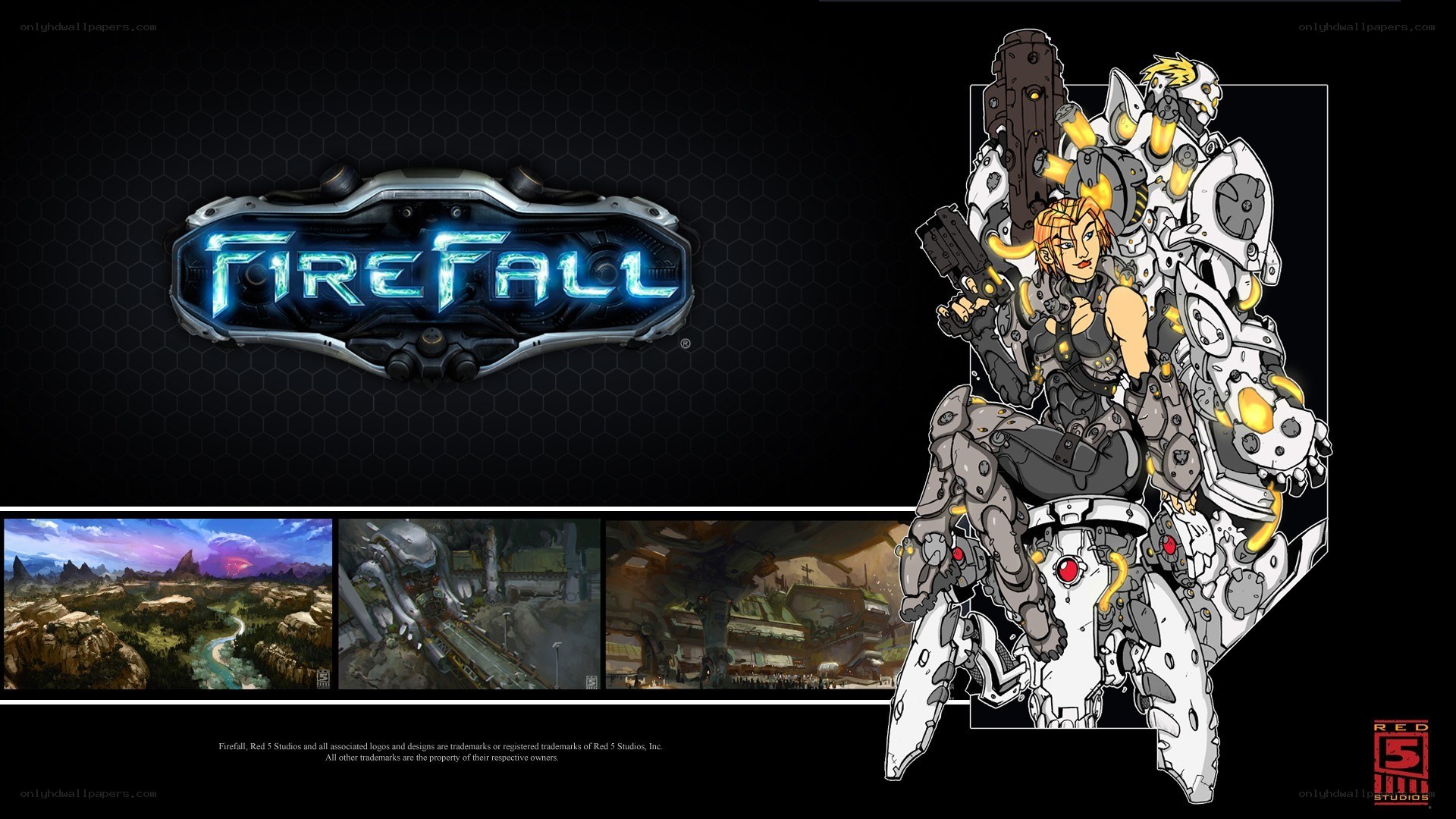 Firefall game promotional art