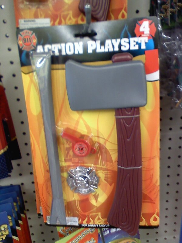 firefighter action playset