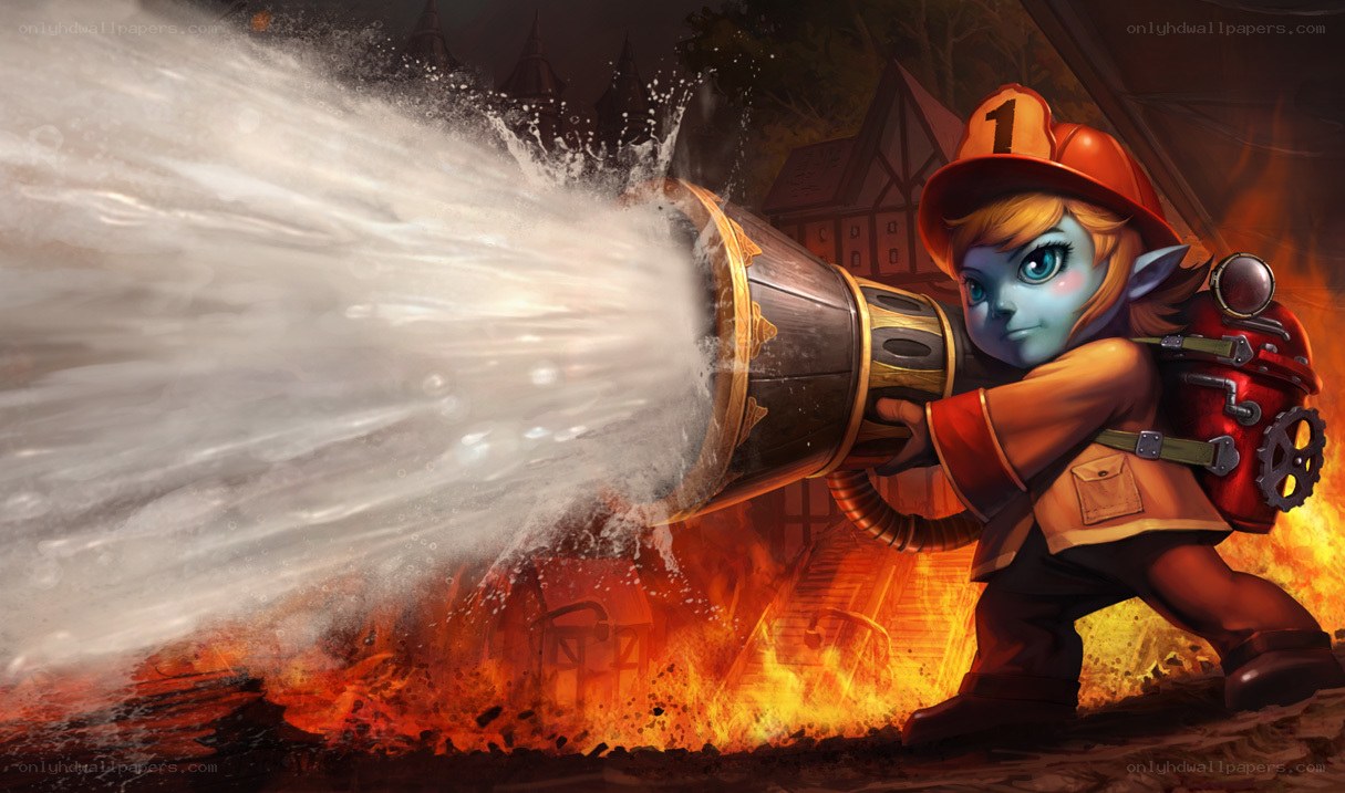 Firefighter hero saves town