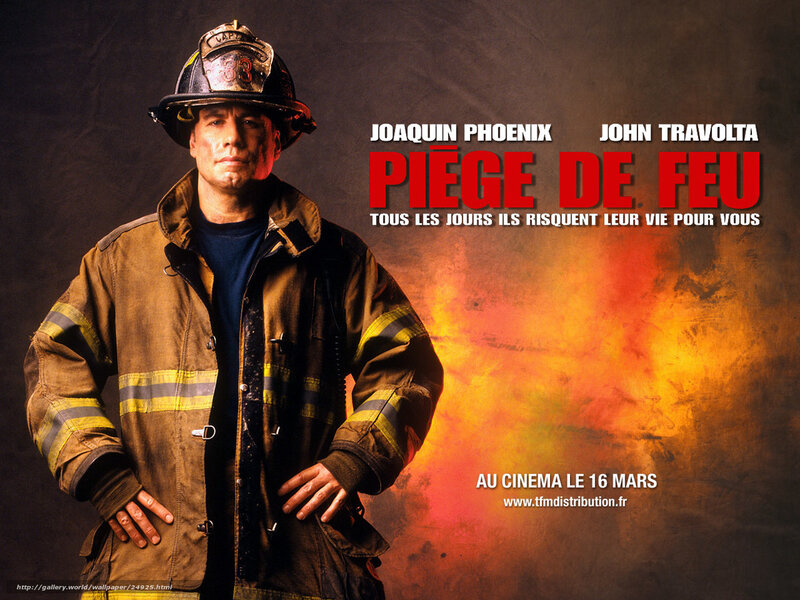 Firefighter in Uniform — Brown, Dramatic