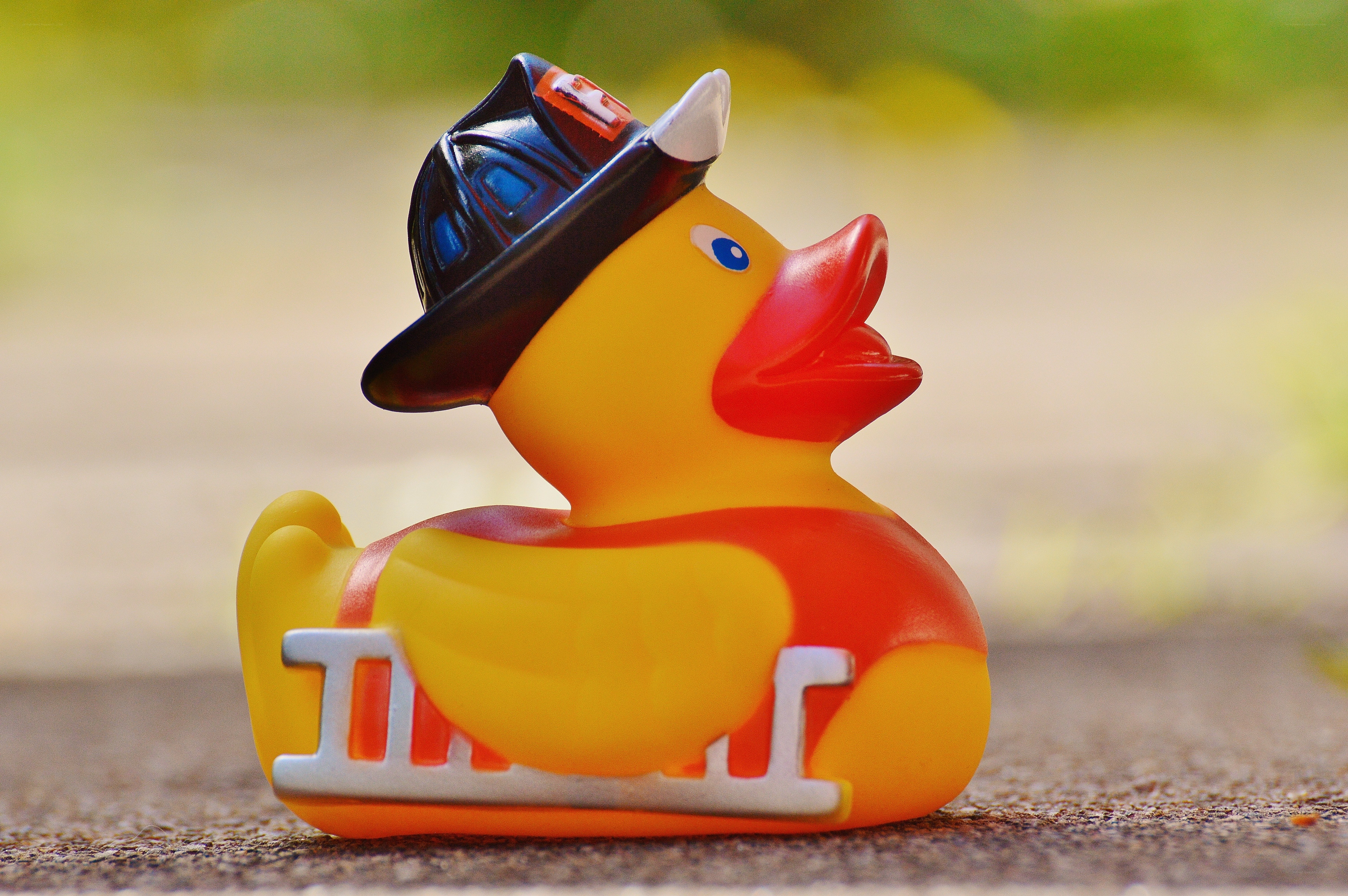 firefighter rubber duck