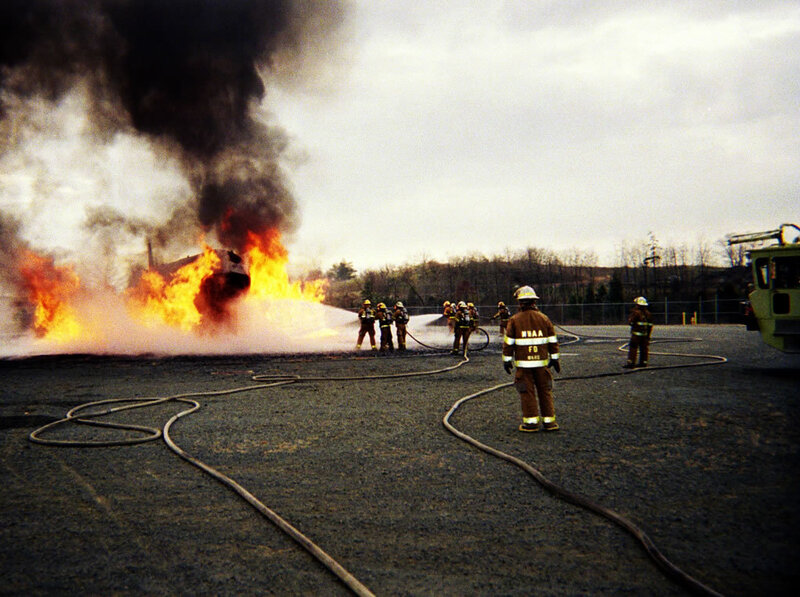 Firefighters at Training — Black