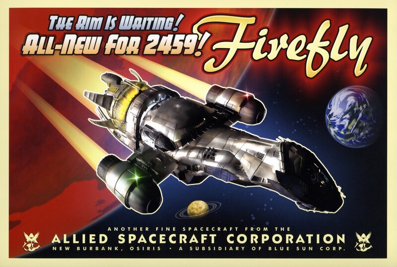 Firefly spacecraft poster