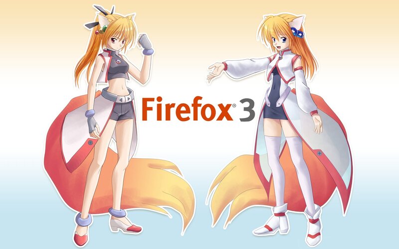 Firefox 3 character art