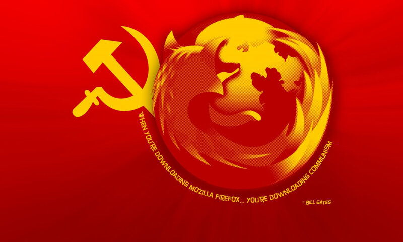 Firefox and communism meme