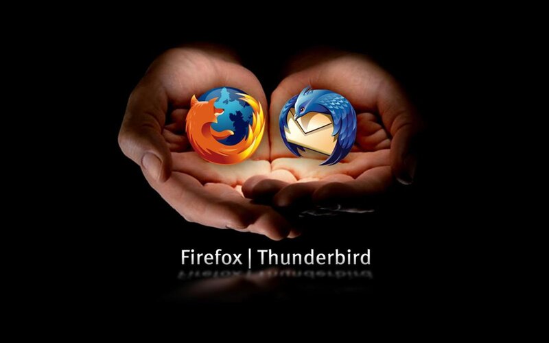 Firefox and Thunderbird logos