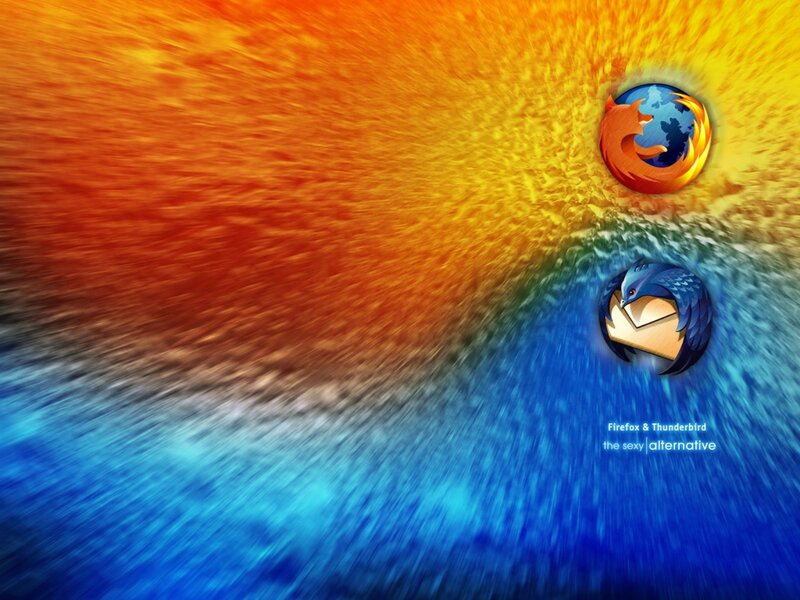 Firefox and Thunderbird Logos — Orange