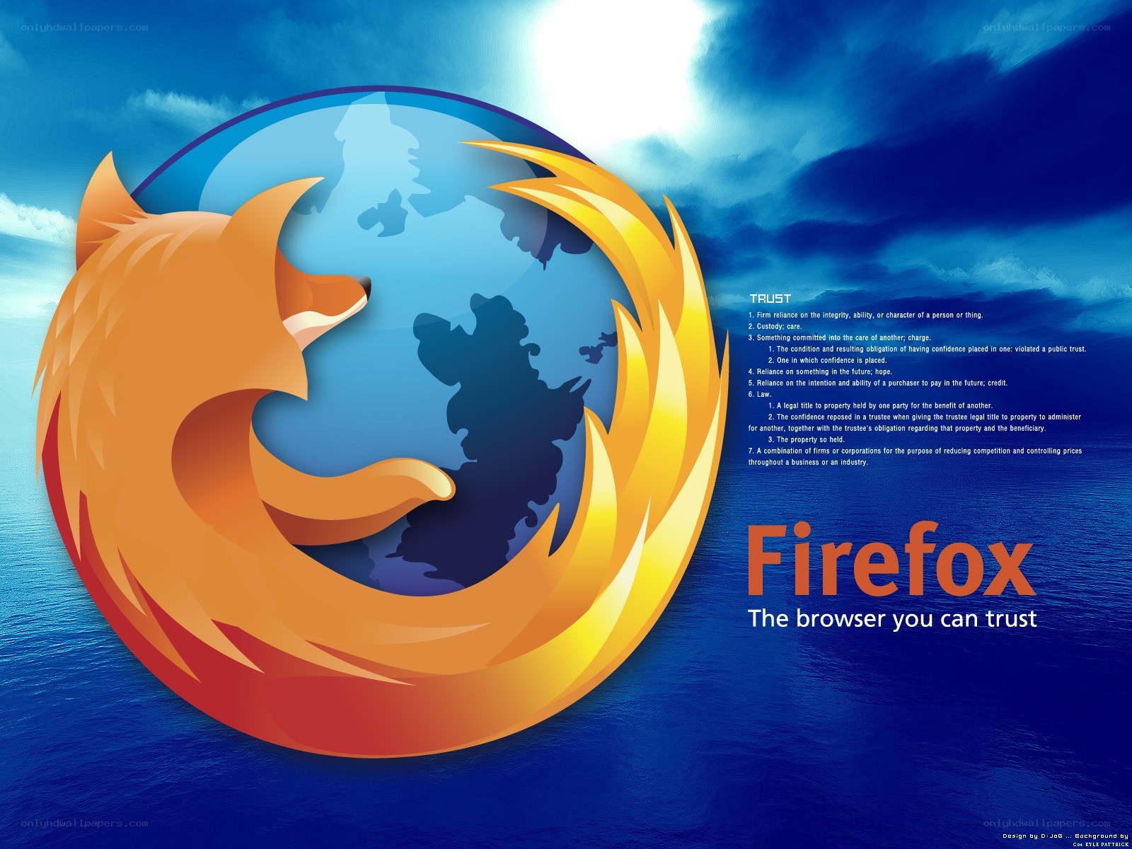 Firefox browser trust logo