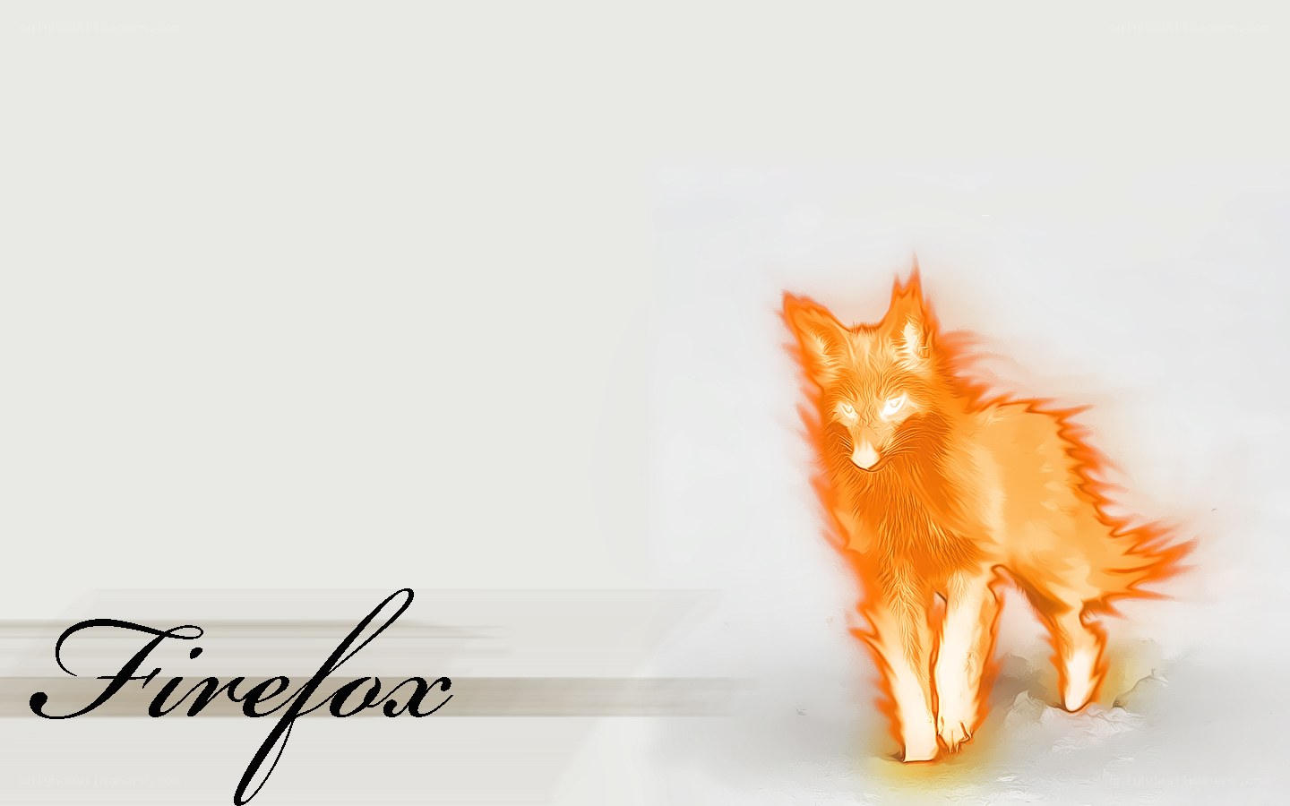 Firefox digital artwork