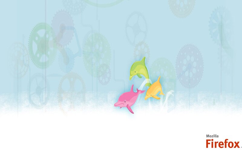 Firefox dolphin wallpaper
